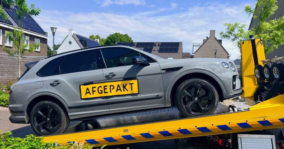 Bentley met nieuwwaarde van bijna drie ton in beslag genomen in gemeente Waalre