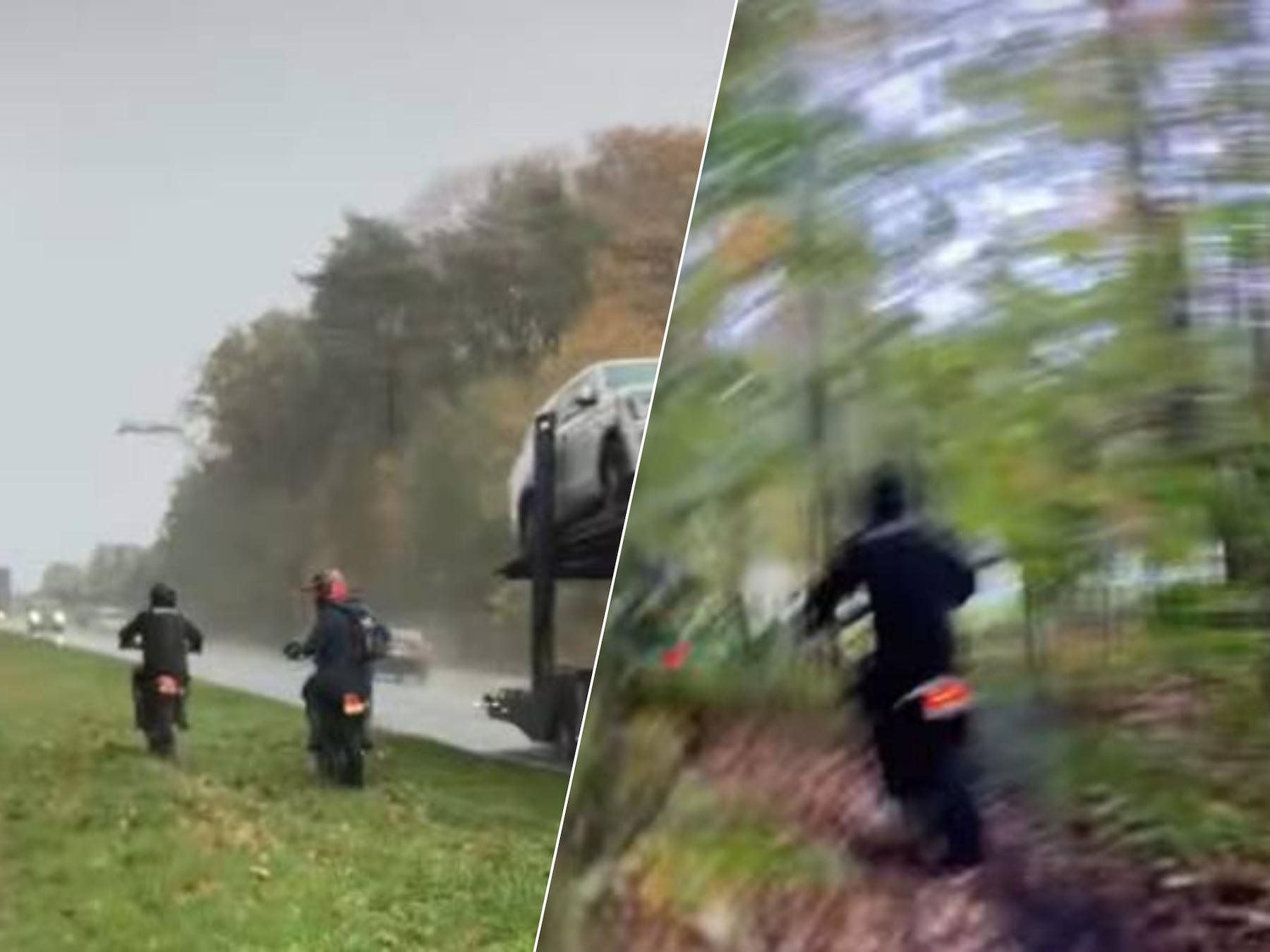 Boswachter betrapt wildcrossers in bossen bij Bergen op Zoom: ‘Erg riskant wat ze doen’