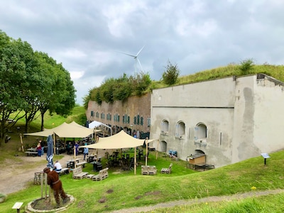 Natuurlab voor kinderen op Fort Sabina in Moerdijk