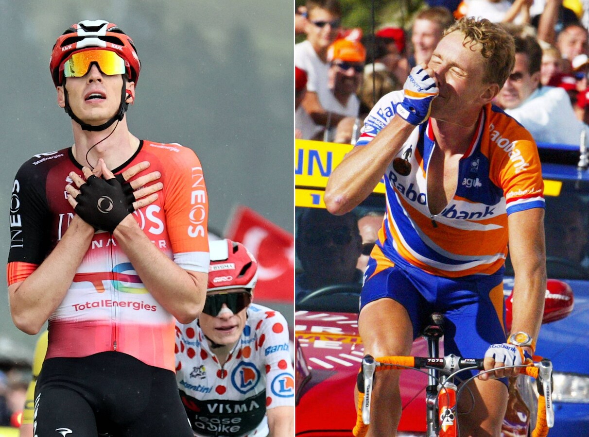 Thymen Arensman / Michael Boogerd.
