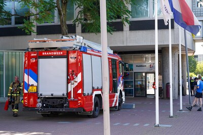 Koffieautomaat in brand in het stadskantoor van Dordrecht, gebouw aan Spuiboulevard ontruimd