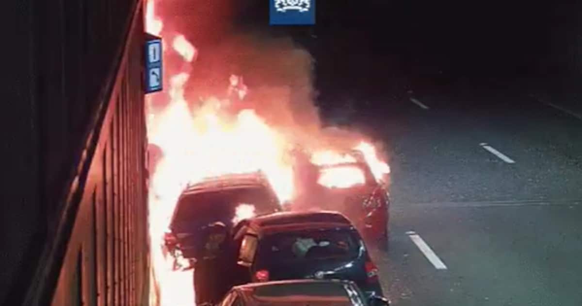 Ongeval met letsel op A29 in Heinenoord