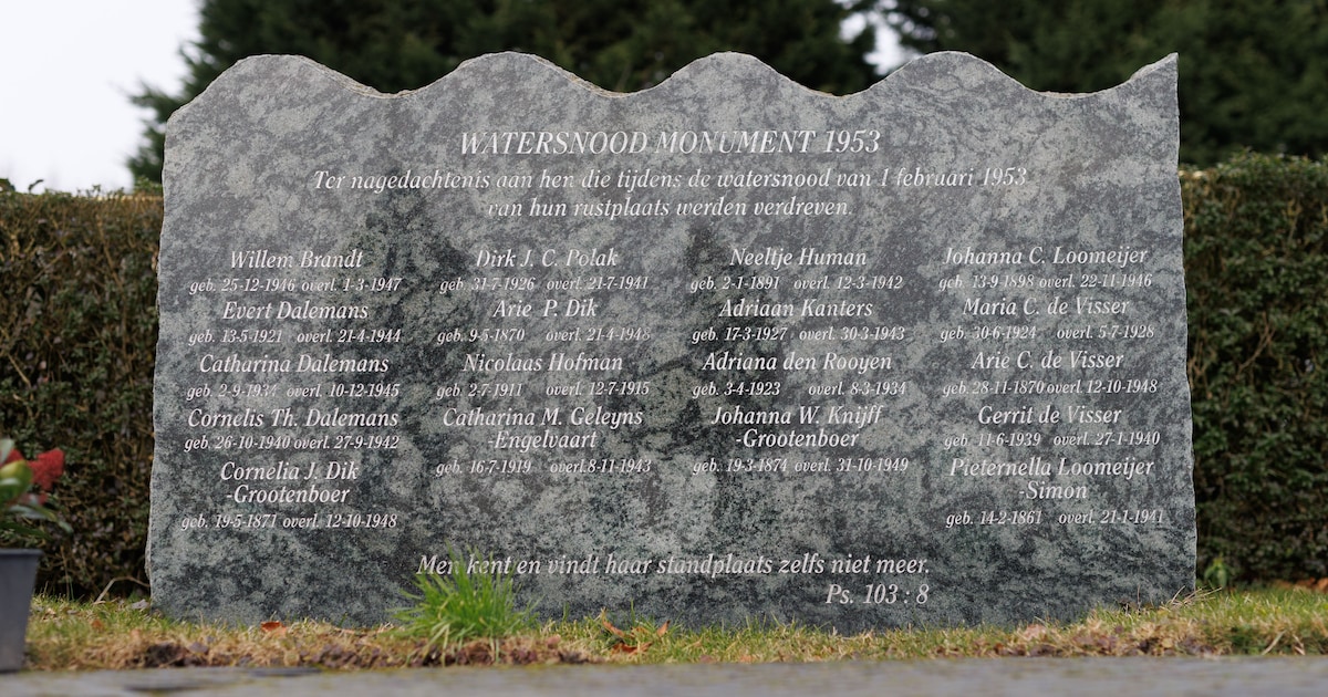 ‘Dirk is twee keer verdronken’: het verhaal achter het Moerdijks Watersnoodmonument