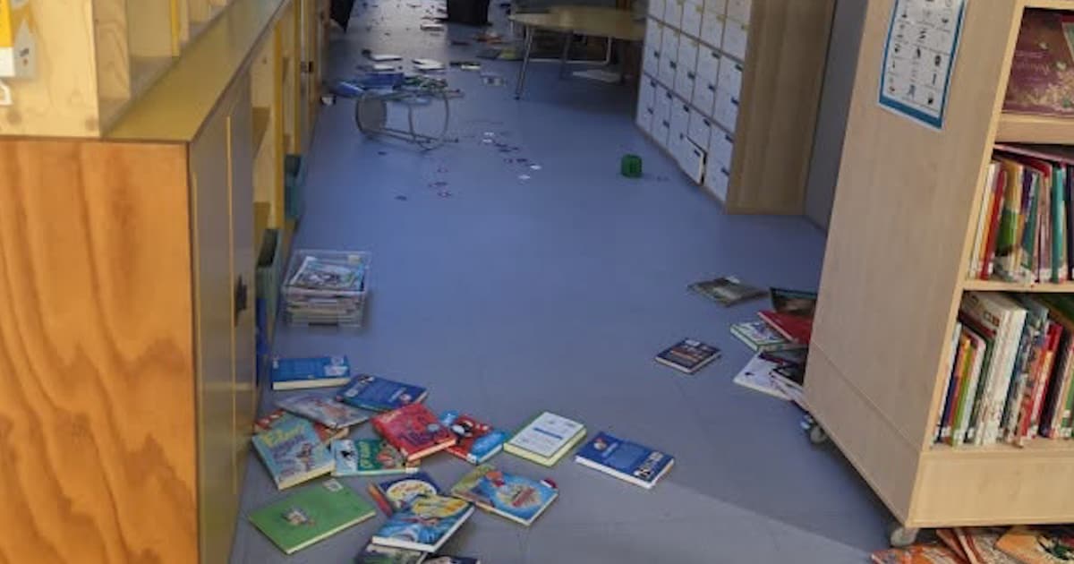 Op TikTok circuleren nu beelden van schoolvernielingen in Mierlo, één dader filmt zelf ravage