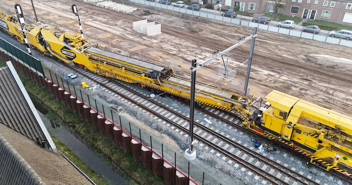 Herstel van kapotte wissel bij Vught pas in de loop van de week klaar
