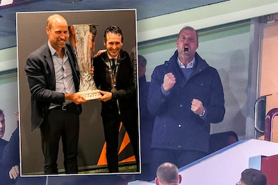 ‘Hopelijk trekt hij zijn creditcard’: Britse kroonprins William uit zijn dak na winst Europa League