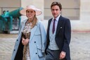 Andrews oudste dochter prinses Beatrice en man Edoardo Mapelli Mozzi, 2021.