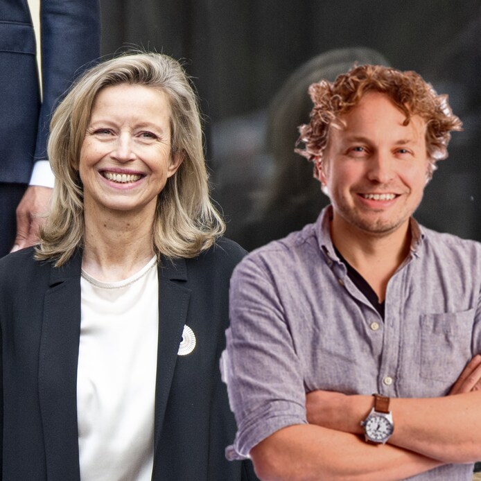 Kajsa Ollongren heeft vast veel in haar mars, denkt columnist Niels Herijgens, maar haar ministerschap op Defensie is toch echt een beloningsbenoeming.