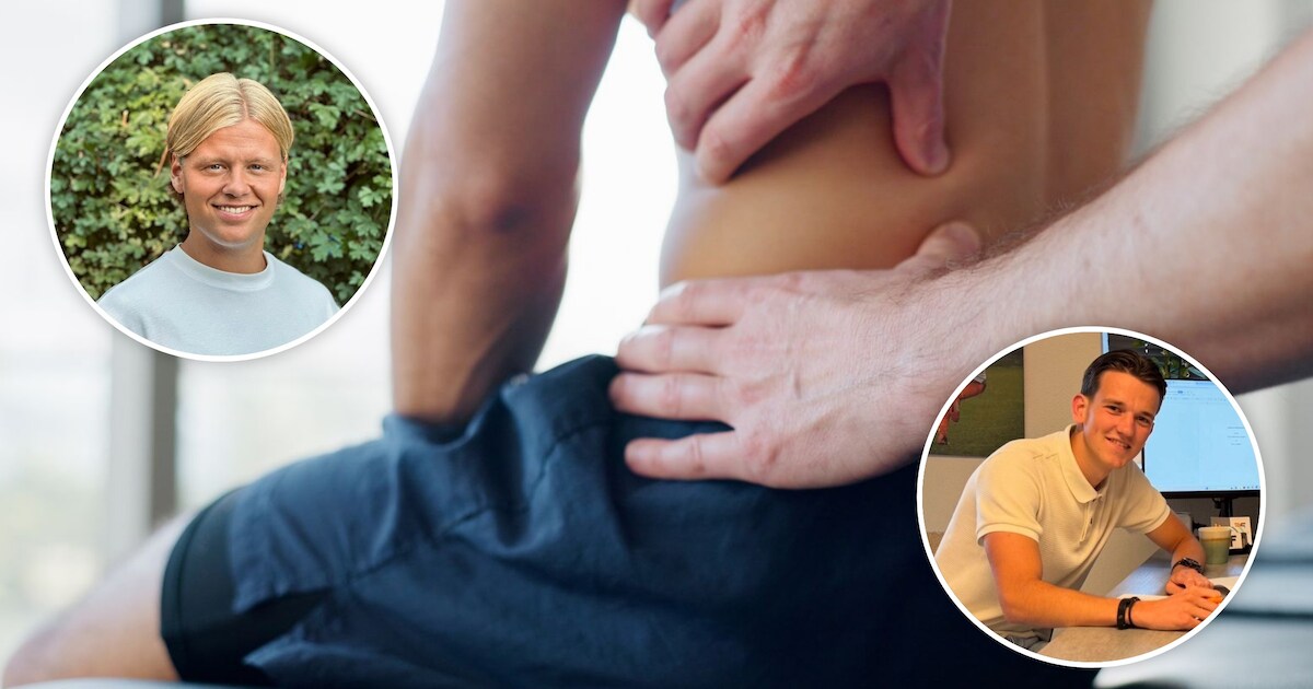 Rens (21) en Pieter (24) kiezen bewust voor fysiotherapie, ondanks ...