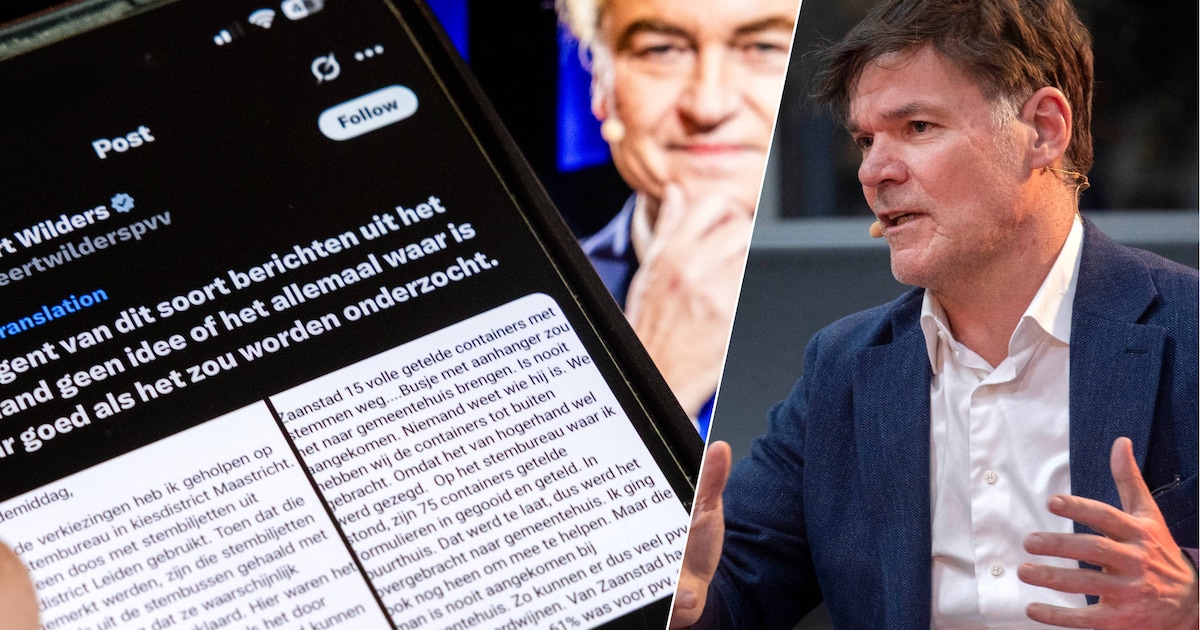Burgemeester Depla reageert op berichten Wilders: ‘Je toont je niet alleen een slechte verliezer als