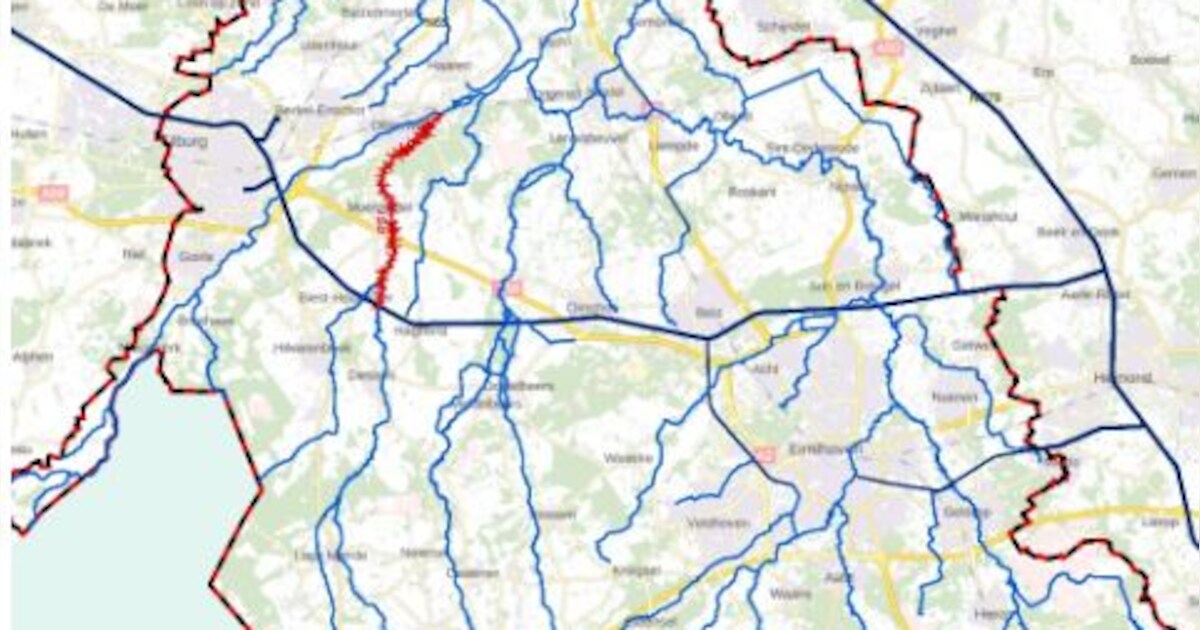 Vaarverbod ingesteld voor de Reusel tussen Haghorst en Oisterwijk