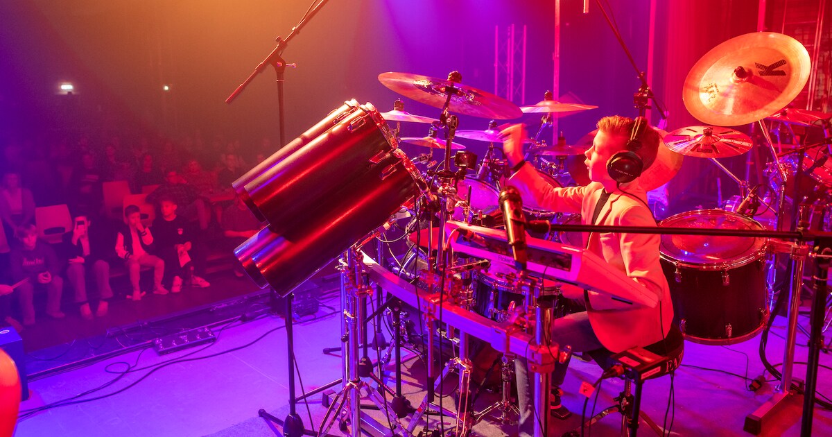 Jeugdig talent bij Passion4Drums in Clinge