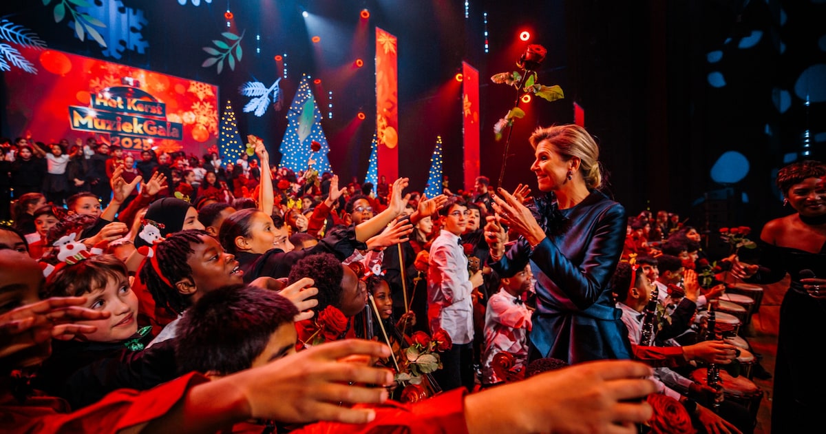 Koningin Máxima bezoekt Chassé Theater in Breda