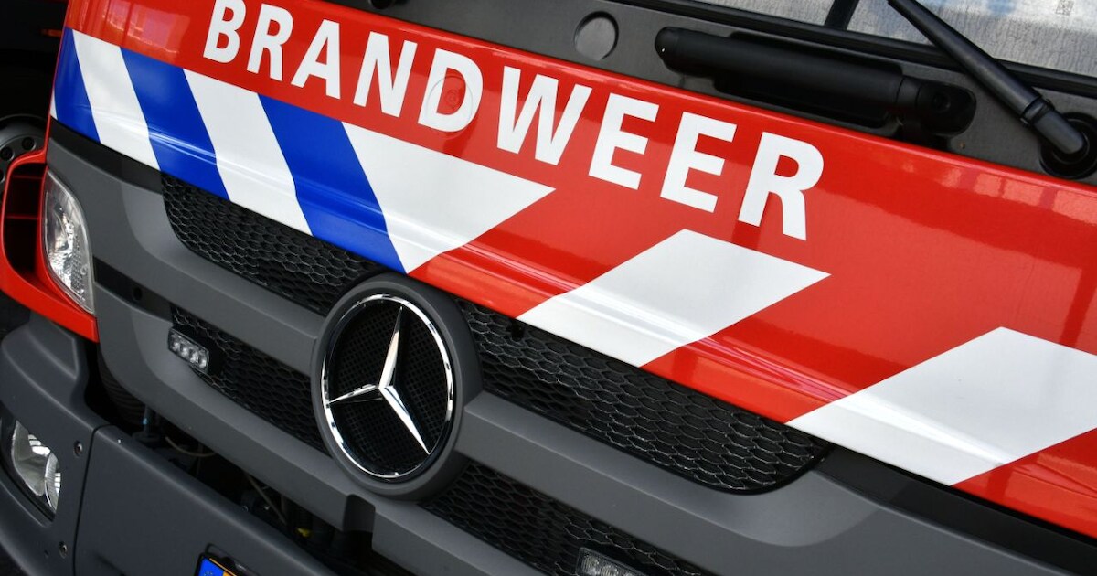 Brand in een gebouw op Jan Tinbergenlaan in Berkel-Enschot