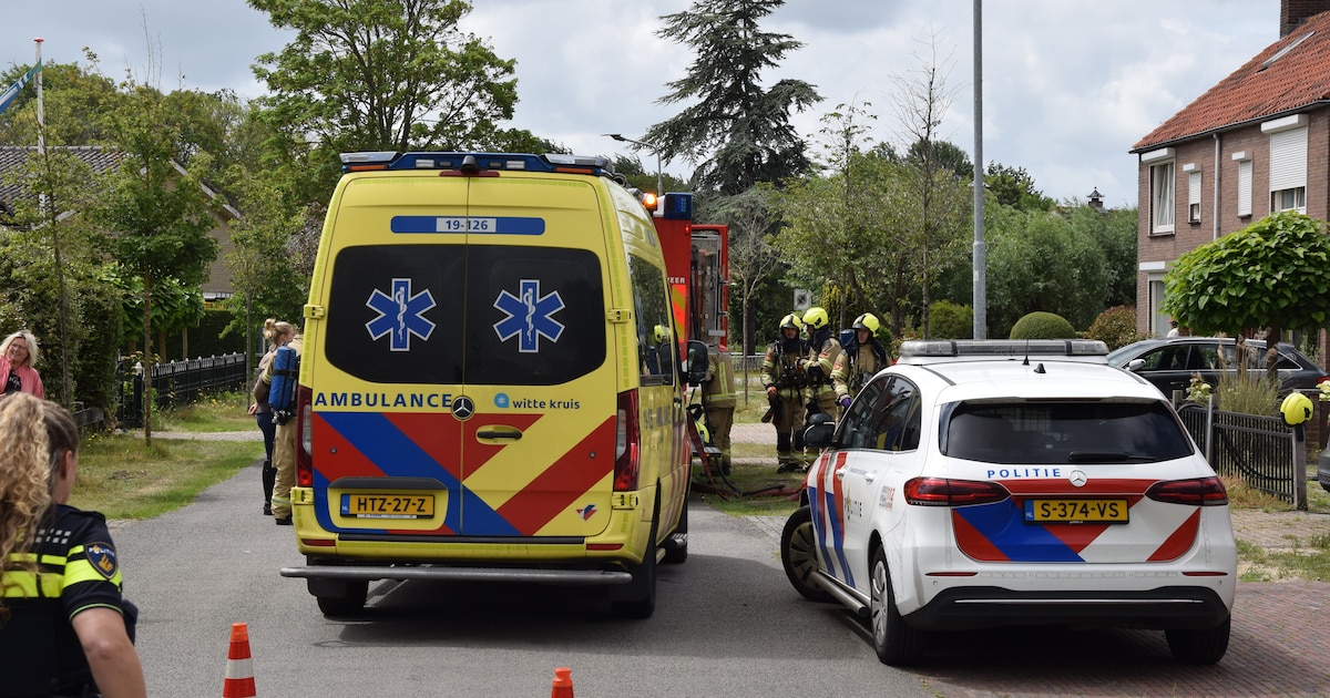 Bewoner nagekeken in ambulance na woningbrand in Renesse