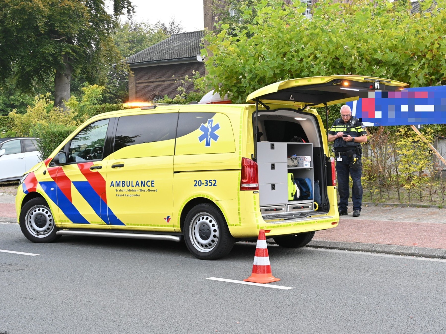 Scholiere gewond na botsing met auto in Breda