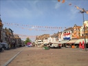 De Markt in Roosendaal is rond het middaguur nog leeg, dat zal niet lang meer duren. FOTO Annemiek van Dongen.
