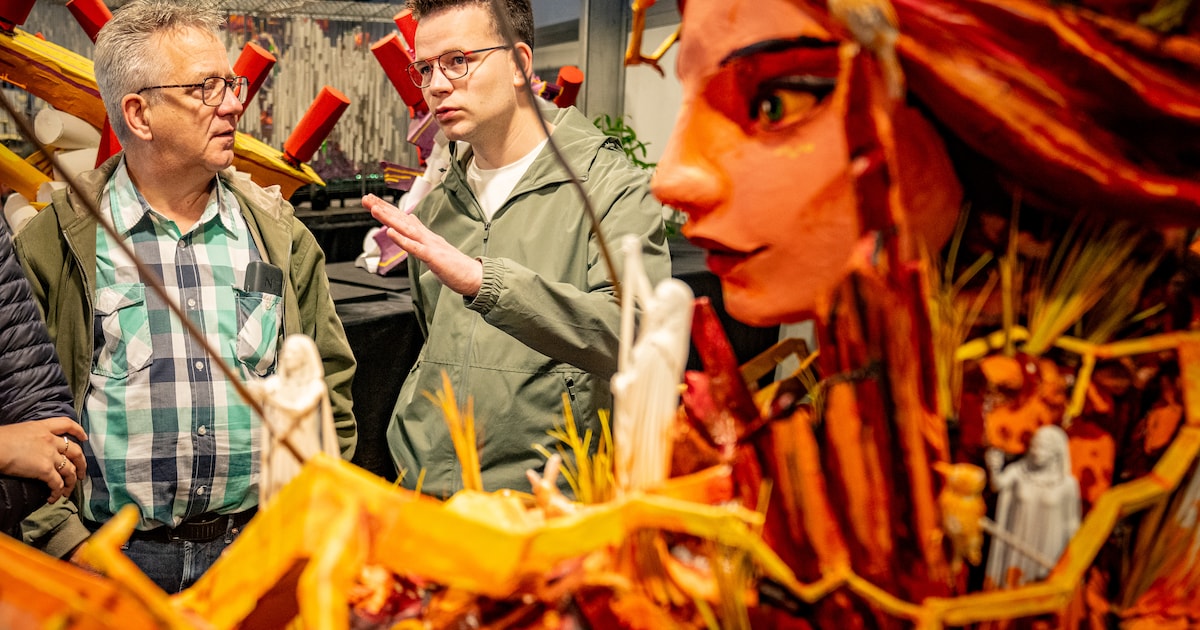 Alvast een blik op de corso-creaties: maquettes zeggen wel iets, maar lang niet alles