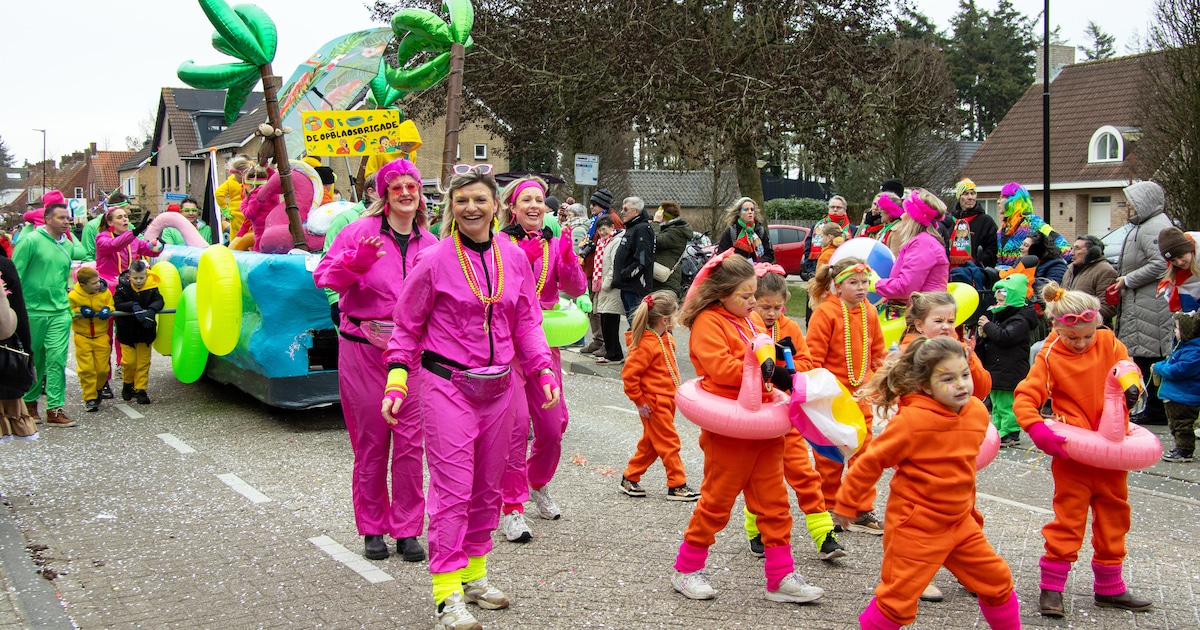 Optocht Aopelaand in foto's