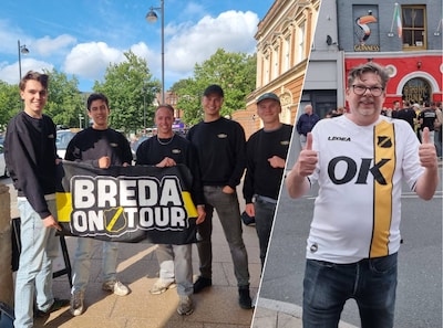 Honderden NAC-supporters zetten Norwich op stelten: ‘Dit is waarschijnlijk een van onze drukste dagen ooit’