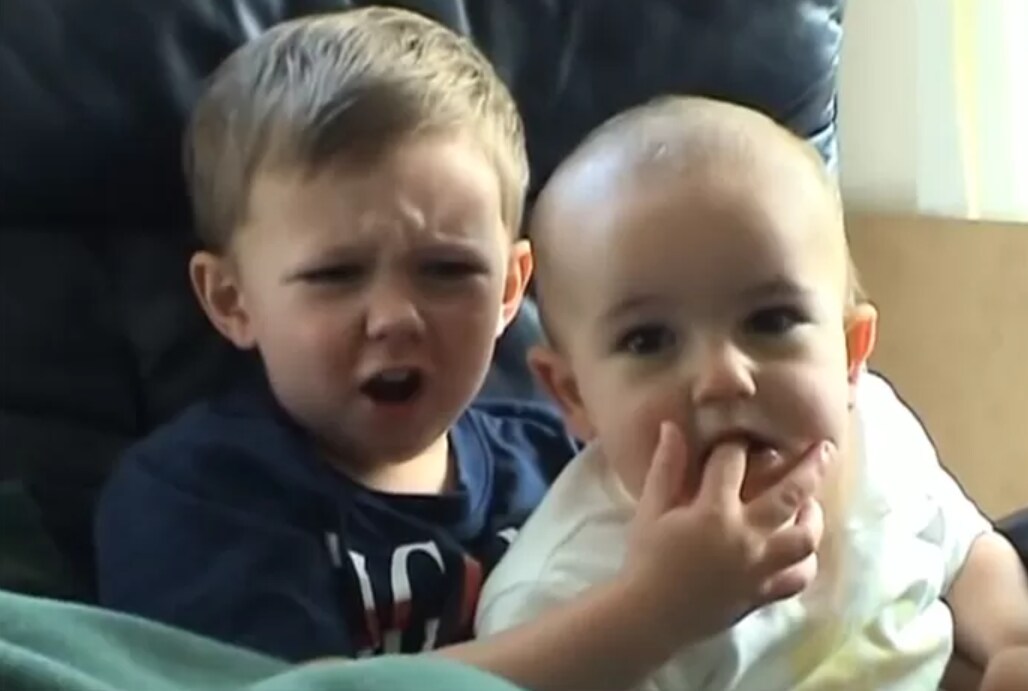 'Charlie bit my finger!' is YouTube-geschiedenis. © YouTube