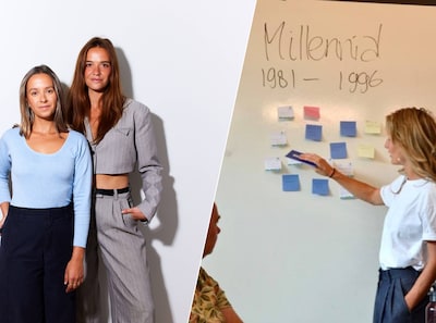 Roos (31) en Vera (29) botsten met boomers op de werkvloer, hun generatiespel moet begrip kweken