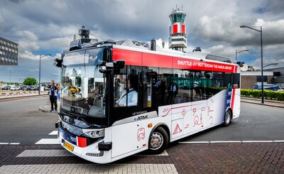 Rotterdam had eerste zelfrijdende bus van het land, worden dat er straks meer? ‘Dit is de toekomst’