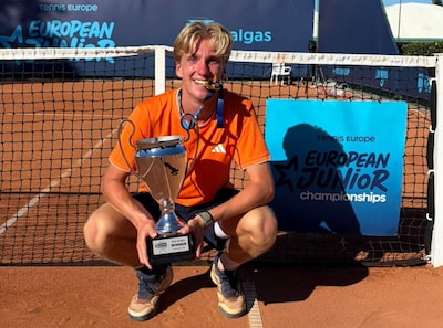 Stan (16) uit Bavel treedt in de voetsporen van wereldtopper Alcaraz: tennistalent pakt Europese titel