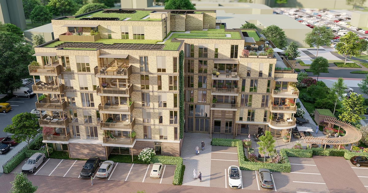 Na drie jaar toch appartementencomplex Blooming in Zwijndrecht