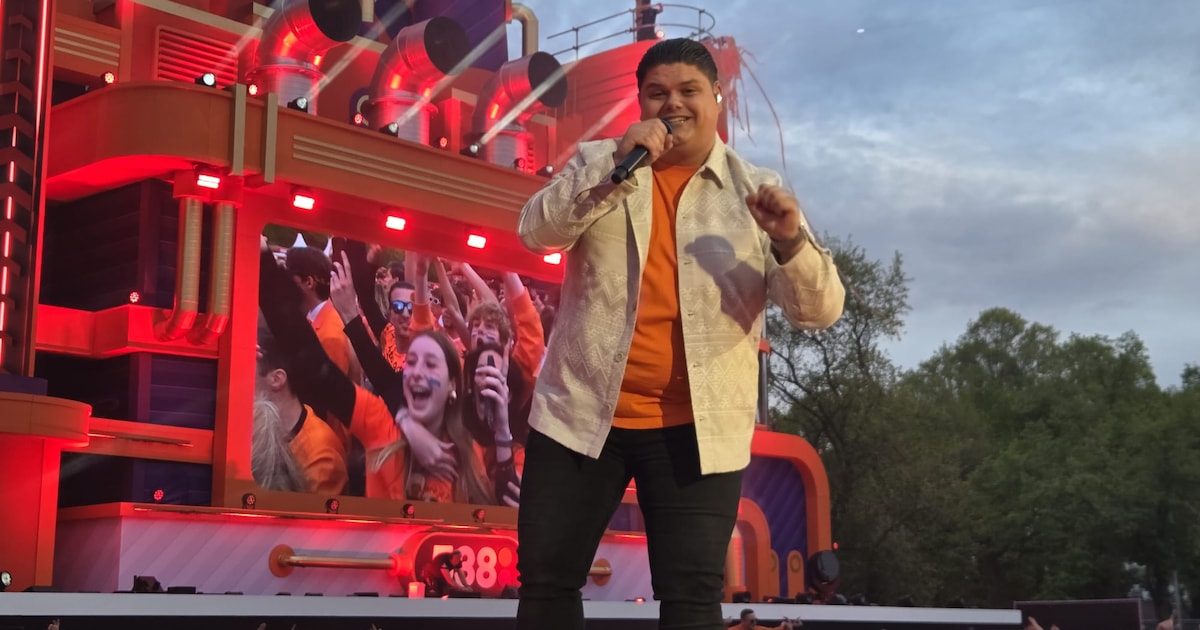 Justen de Wildt op Lenterrassie bij Gastel Sfeer