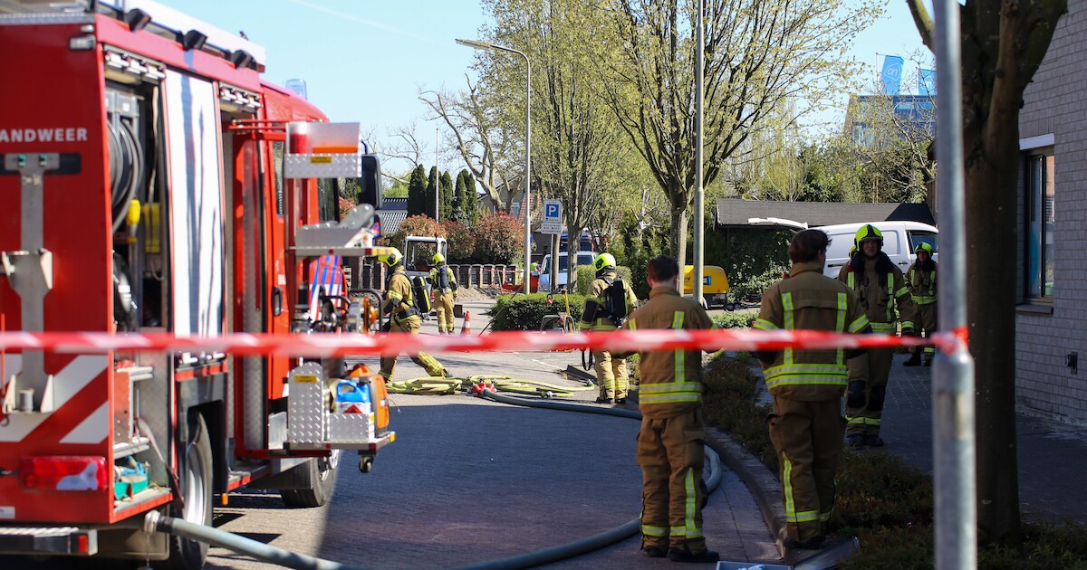 Gaslekkage op Gleede in Strijen