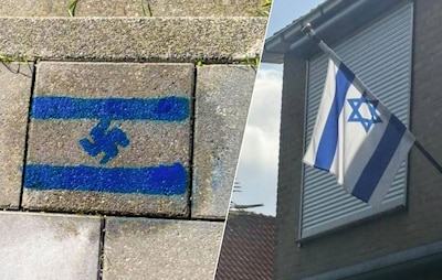 Dorp geschokt door tientallen hakenkruizen op 7 oktober: ‘Het is verschrik­ke­lijk onsmake­lijk’