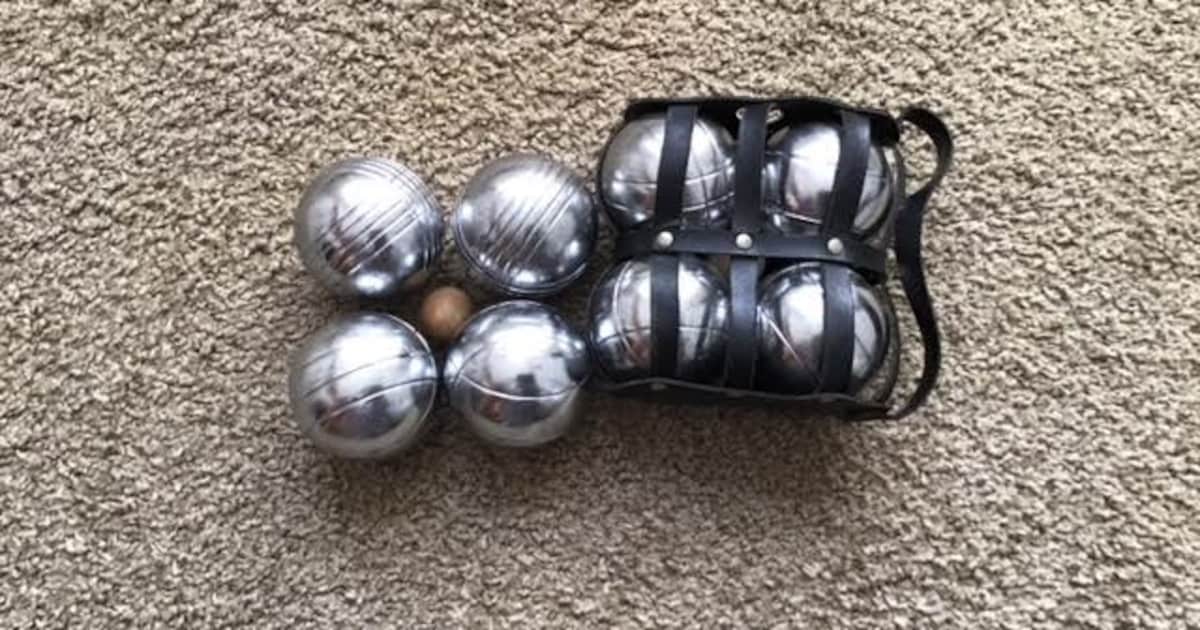 Start Max Vitaal tijdens jeu de boules-toernooi in Dongen