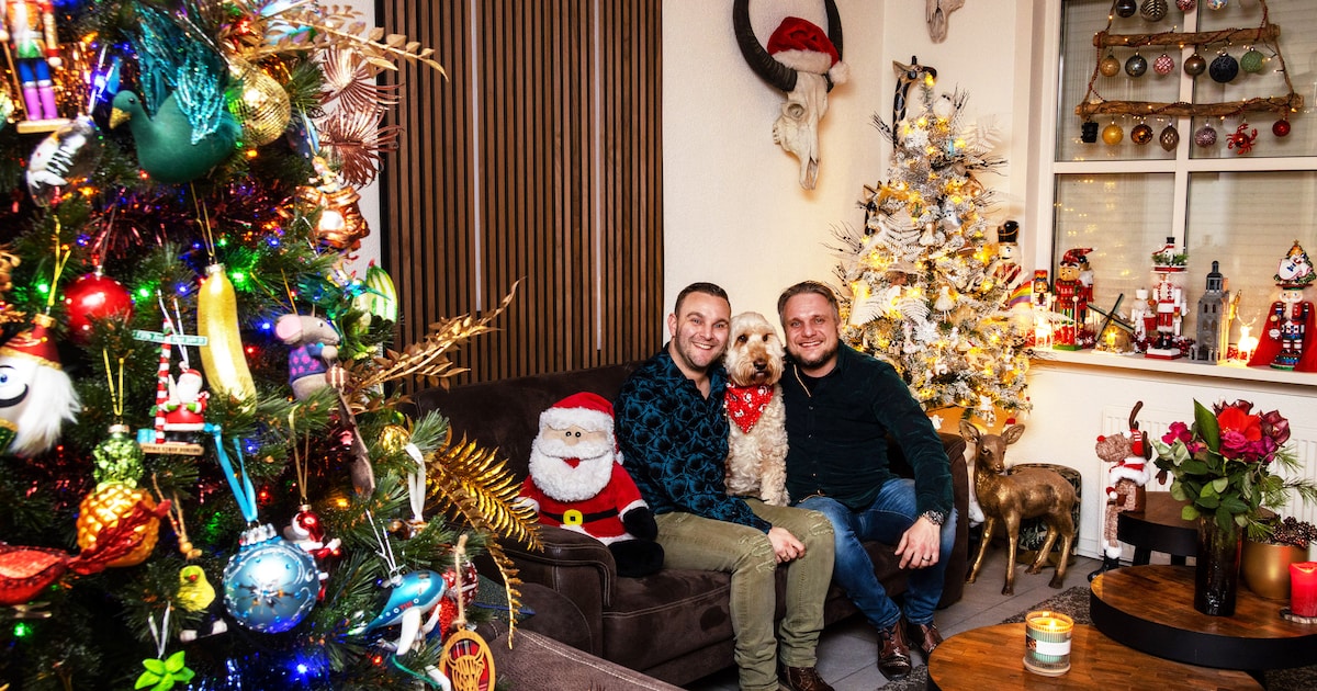 Rick en Etiënne delen de liefde voor kerst, alleen knippert die lichtslang nu buiten