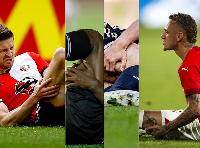 Pats, weer een hamstringblessure, bij PSV en NAC weten ze er alles van ...
