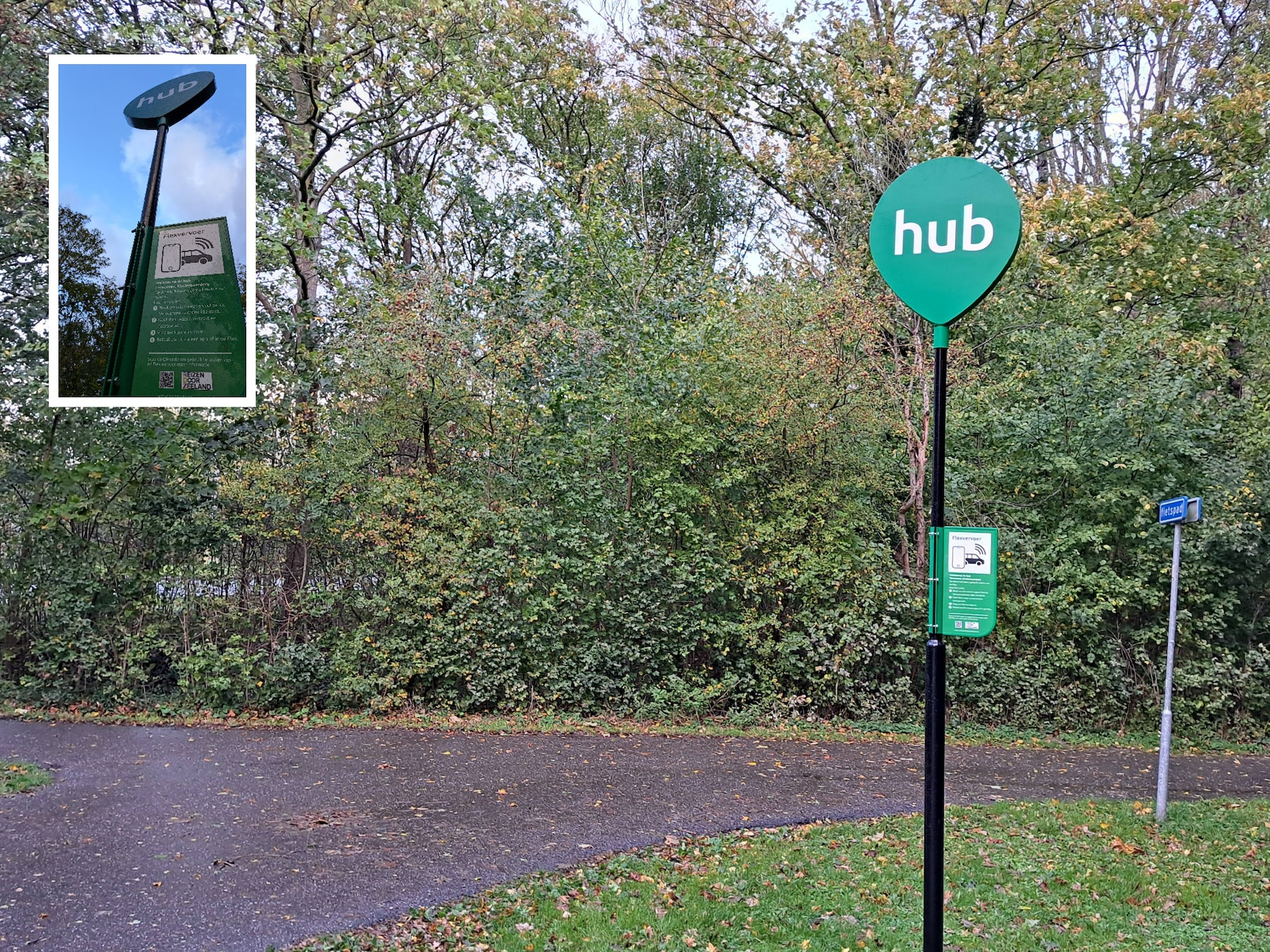 In heel Zeeuws-Vlaanderen komen hubs, maar of dít nou een goede plek is...