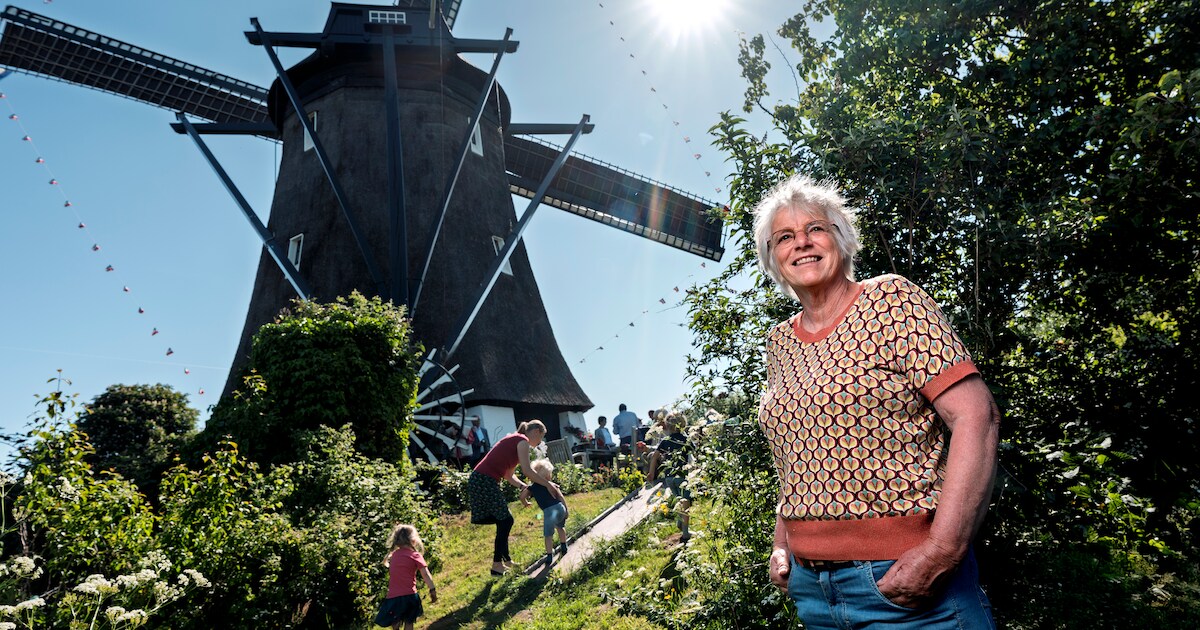 Lineke (67) halve eeuw molenaar van rijksmonumentale poldermolen die bijna in vlammen opging: ‘Een h