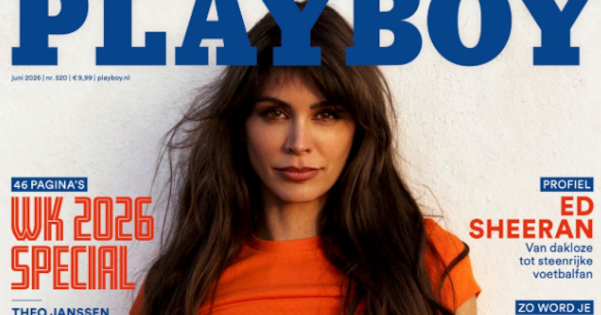 Brabants model en voetbalvrouw siert WK-special van de Playboy