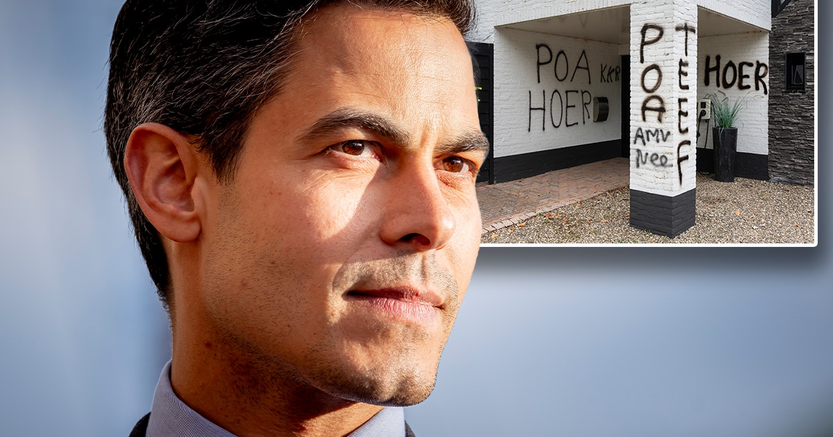 Premier Jetten ziet ‘geen enkele rechtvaardiging’ voor bekladders in Engelen: ‘Lelijk vandalisme’