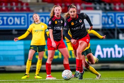 Yara Helderman speelt met Excelsior in de Kuip: ‘In wedstrijden tegen Feyenoord zijn wij vaak op ons best’