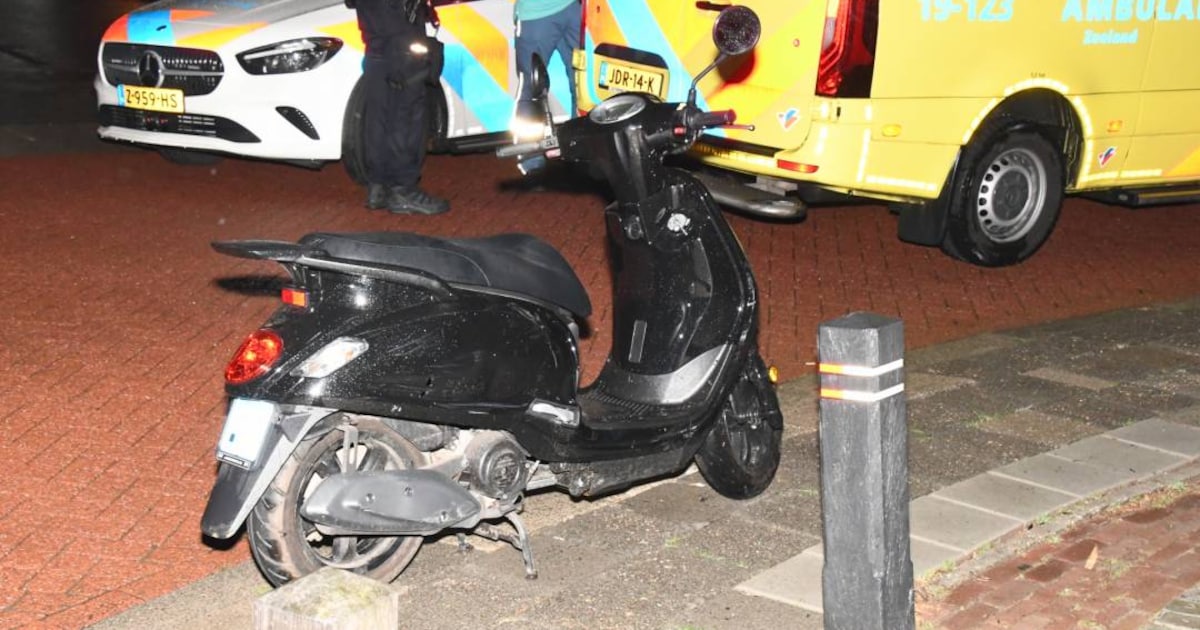 Scooterrijder gewond bij ongeluk met auto in Goes