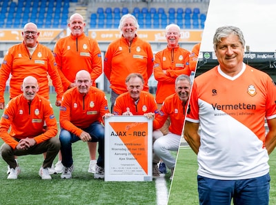 RBC presenteert tijdens reünie nieuwe tenues voor volgend seizoen: shirts zijn eerbetoon aan bekerfinale van 1986