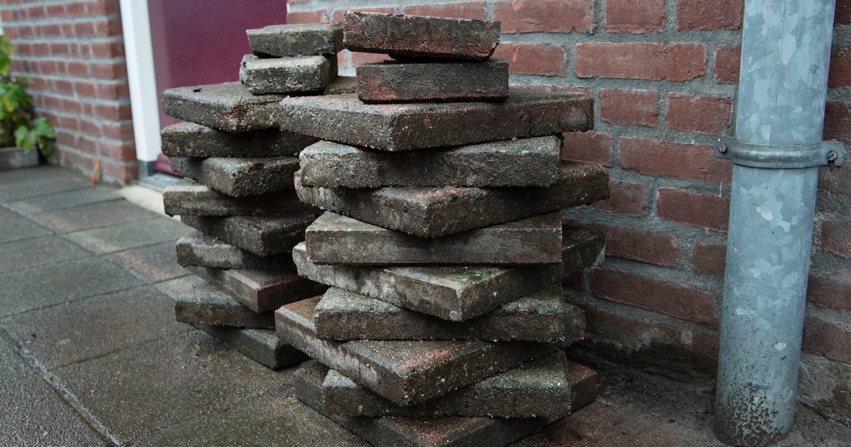 Tegeltaxi haalt tegels op in Rucphen