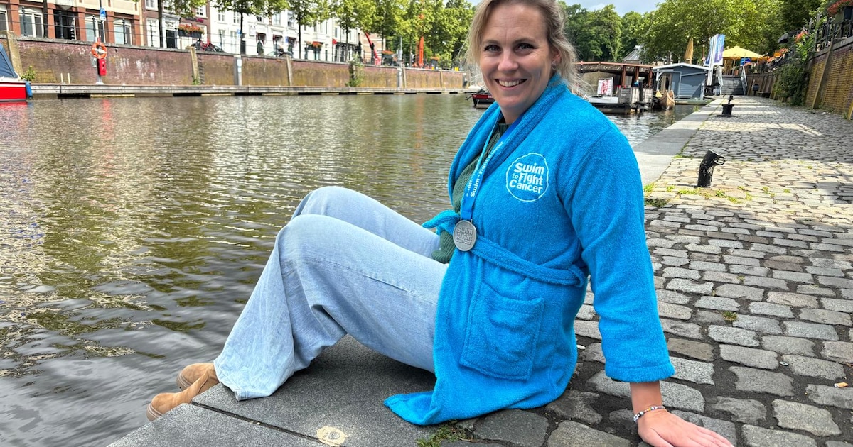 Bredase Anne (36) zwemt voor haar overleden vader: ‘Hij zou trots zijn’