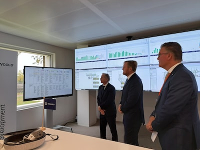 Koning Willem-Alexander opent met NewCold-hoofdkantoor fonkelnieuw Witte Huis in Breda