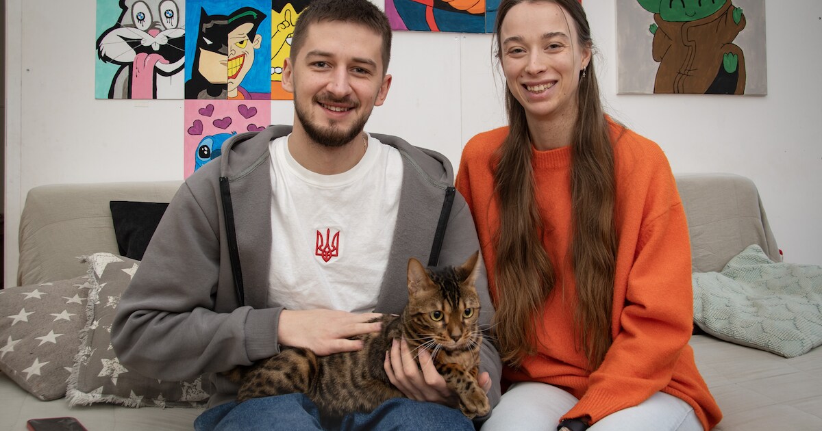 Gevlucht voor de oorlog in Oekraïne, nu helemaal thuis in Haghorst: ‘Iedere Nederlander wilde ons he