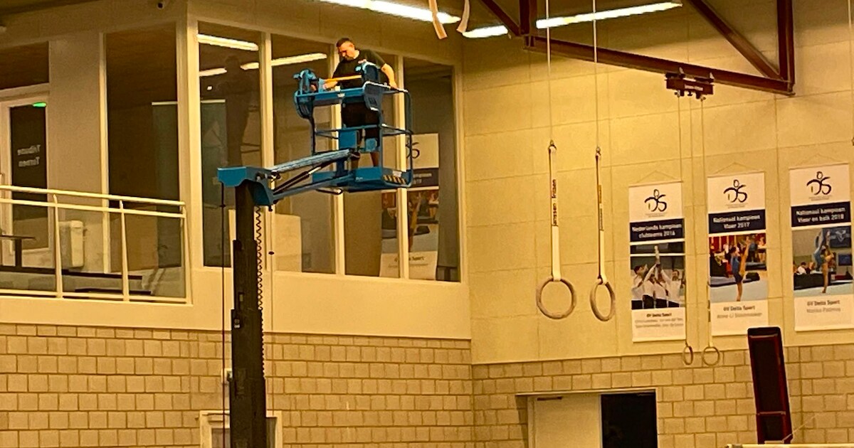 Geen airco in bloedhete turnhal van Delta Sport in Zierikzee