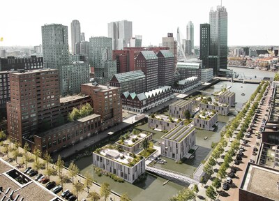 Spectaculair plan voor ‘grootste drijvende woonwijk van Europa’ in Rotterdam-Zuid