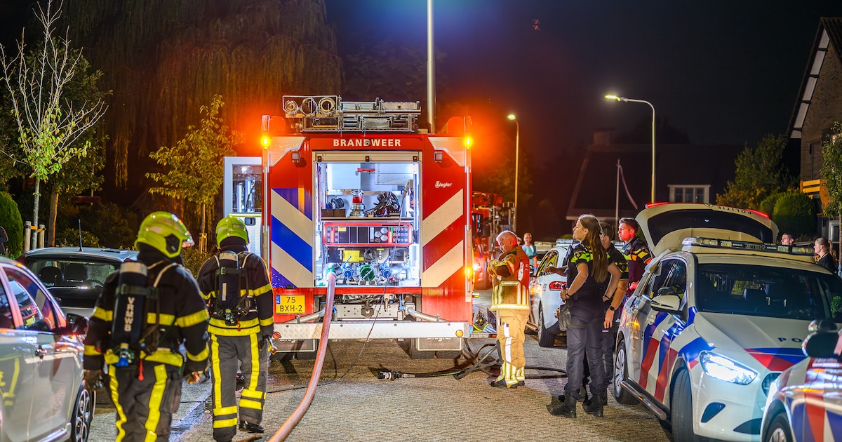 Man gewond bij woningbrand in Rijsbergen
