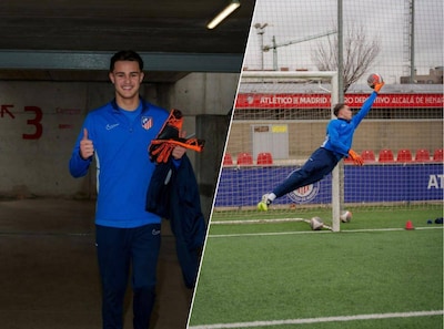 Brabantse doelman (16) trainde mee met Atlético Madrid: ‘Gevoel dat ik het niveau aankon’
